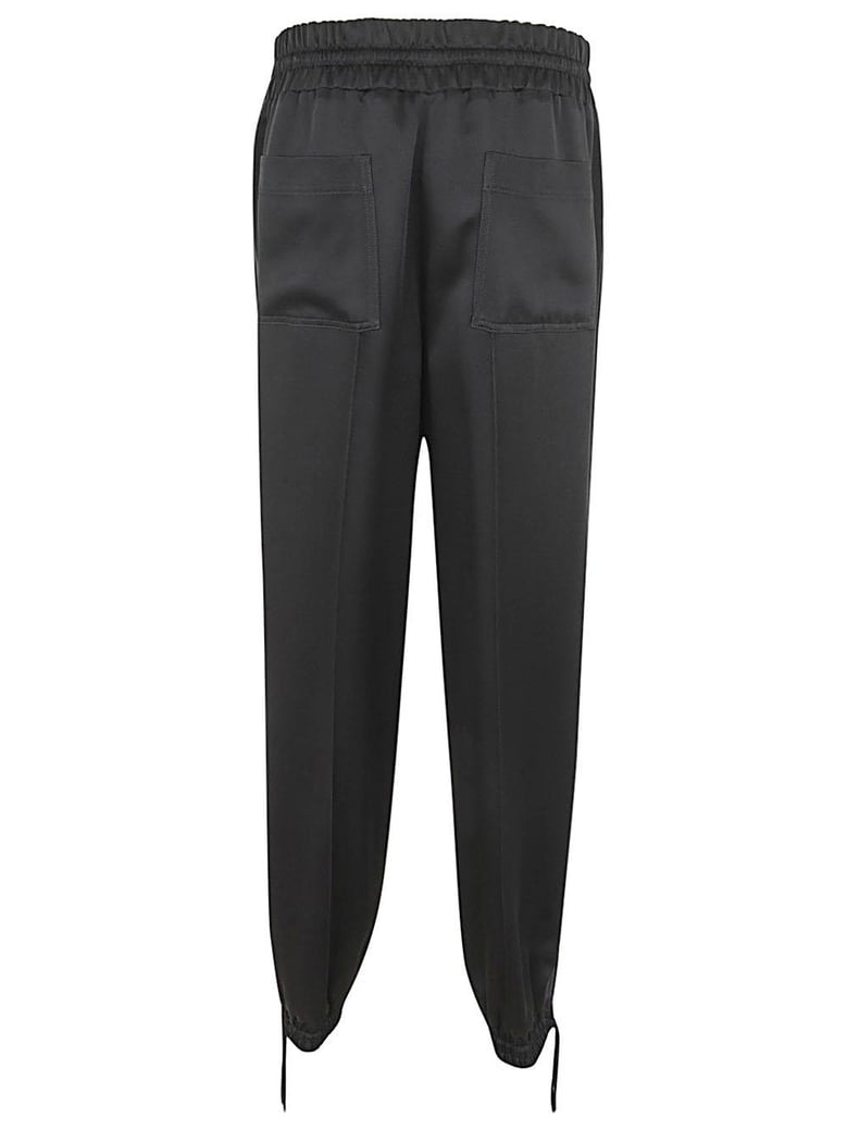 relaxed fit jogging pant with tuxedo band by Selfnex