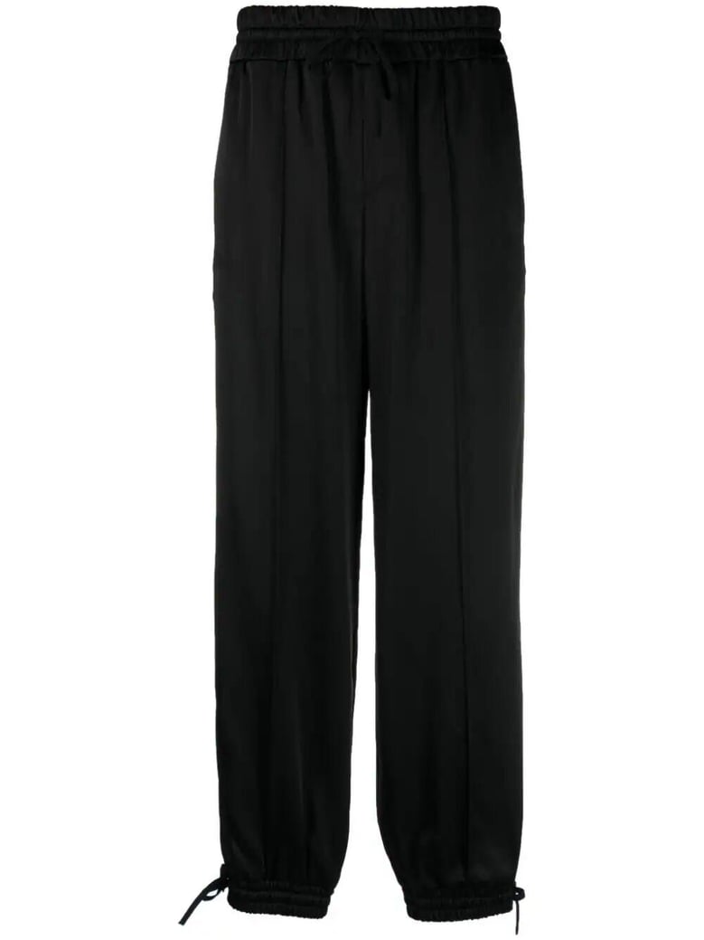 relaxed fit jogging pant with tuxedo band by Selfnex