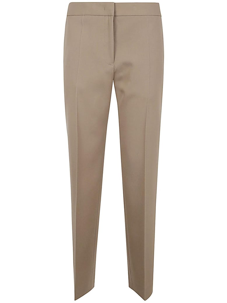 slightly cropped tailored pant by Selfnex