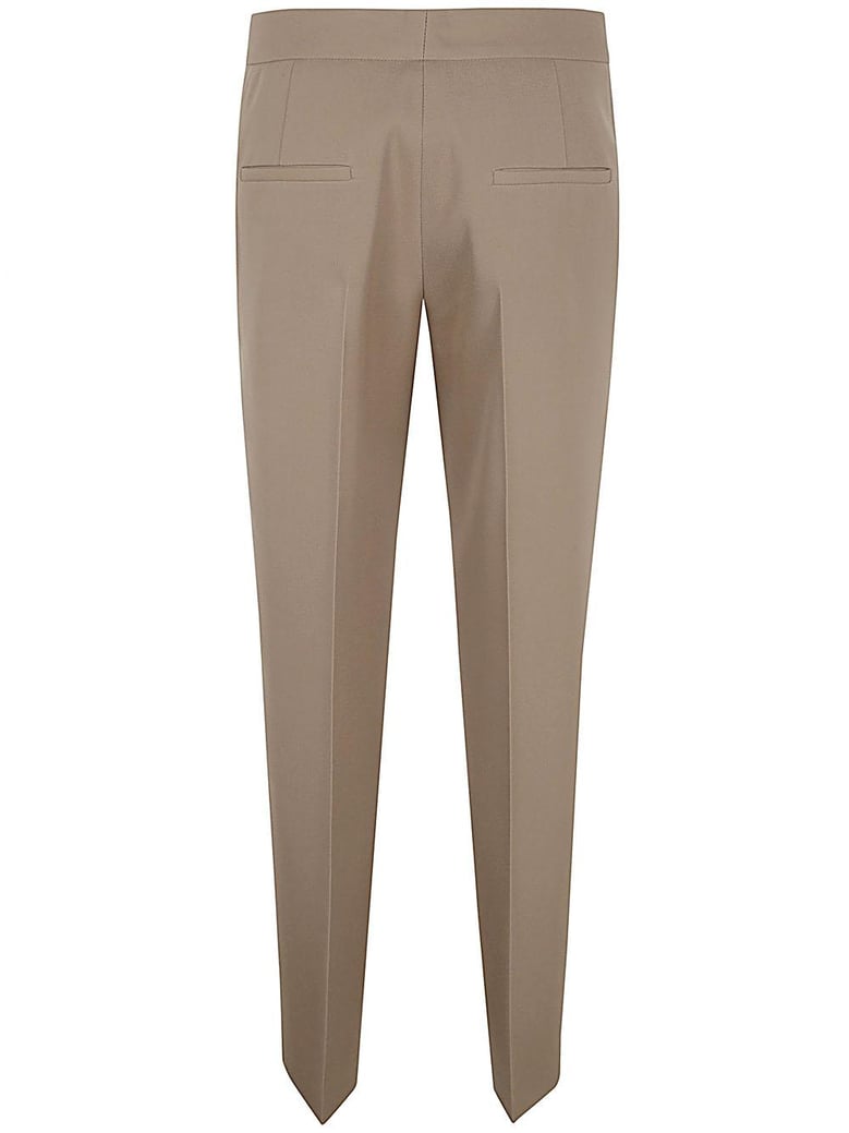 slightly cropped tailored pant by Selfnex