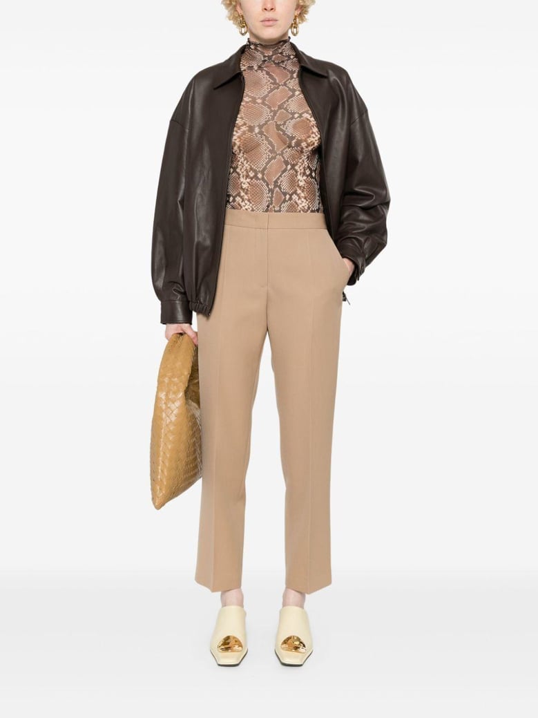 slightly cropped tailored pant by Selfnex