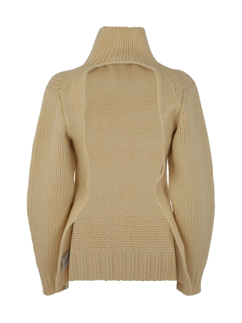long sleeved hign neck sweater by Selfnex