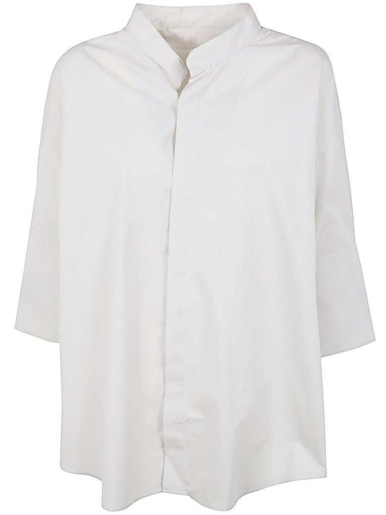 mandarin collar shirt by Selfnex