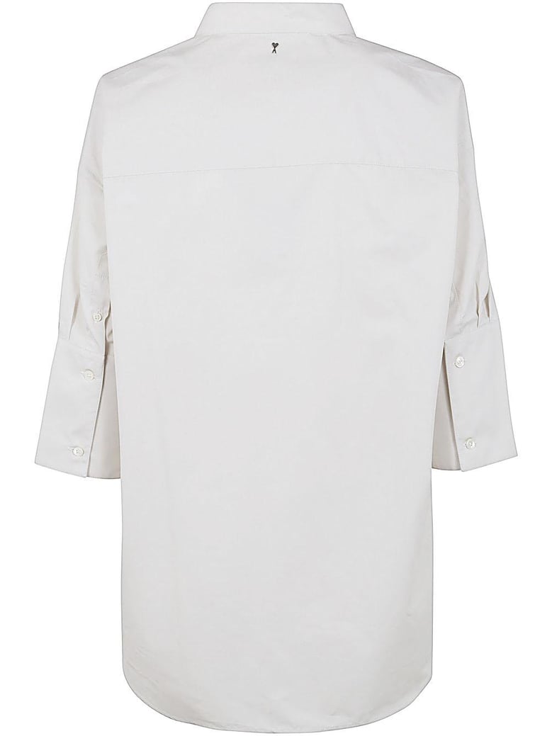 mandarin collar shirt by Selfnex
