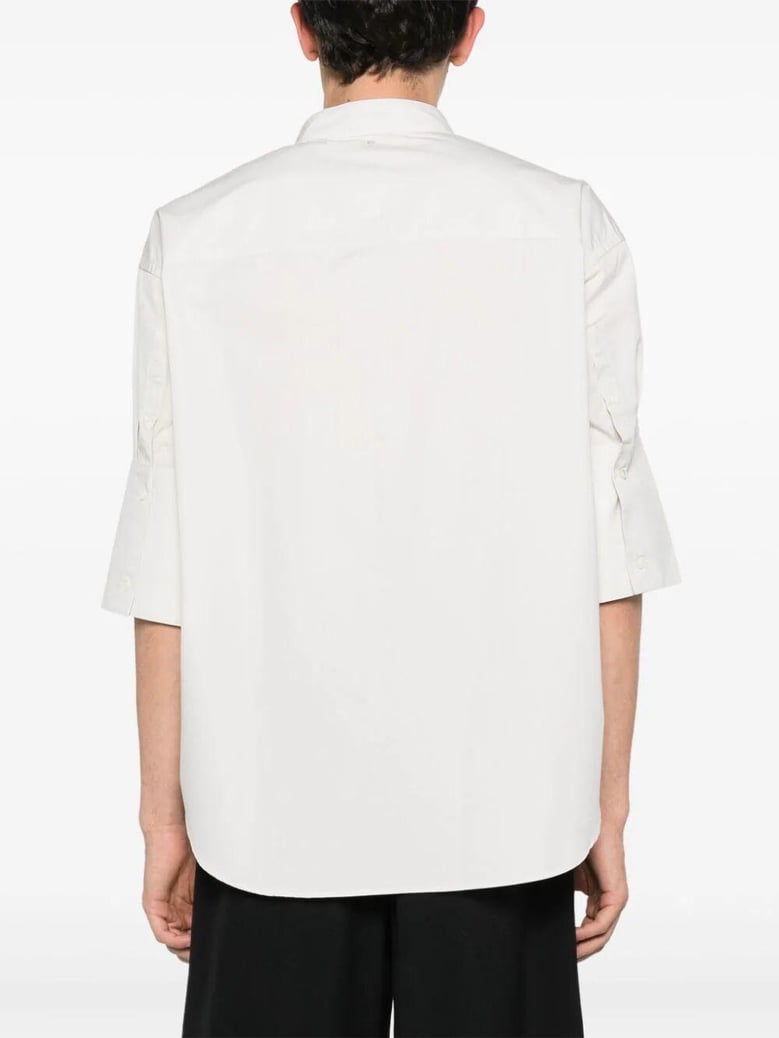 mandarin collar shirt by Selfnex