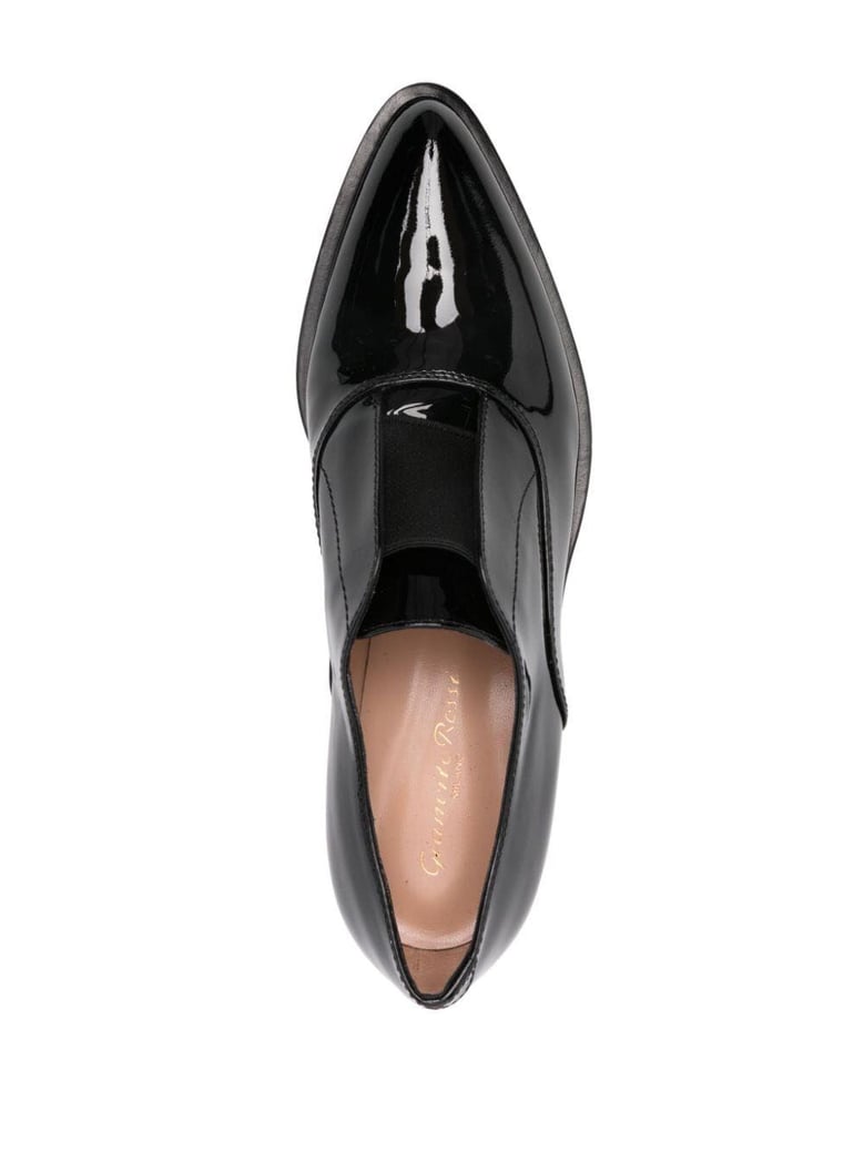 baxeter lace-up patent leather by Selfnex
