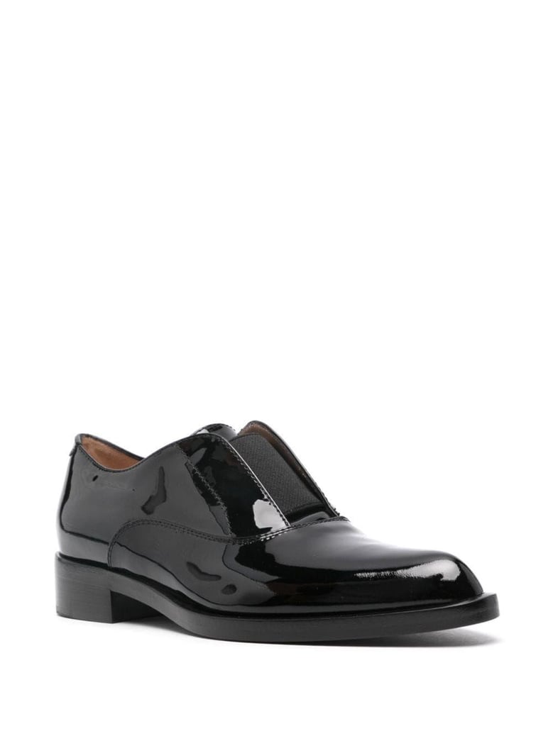 baxeter lace-up patent leather by Selfnex