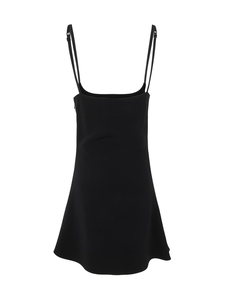 a-line crepe dress by Selfnex