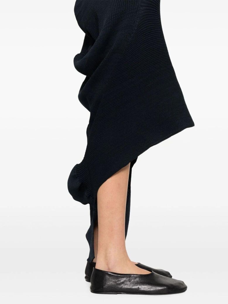 aerate midi skirt by Selfnex
