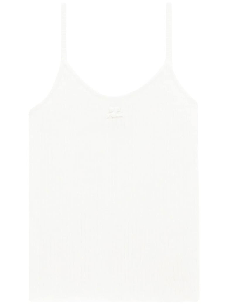 reedition ribbed knitted tank top by Selfnex
