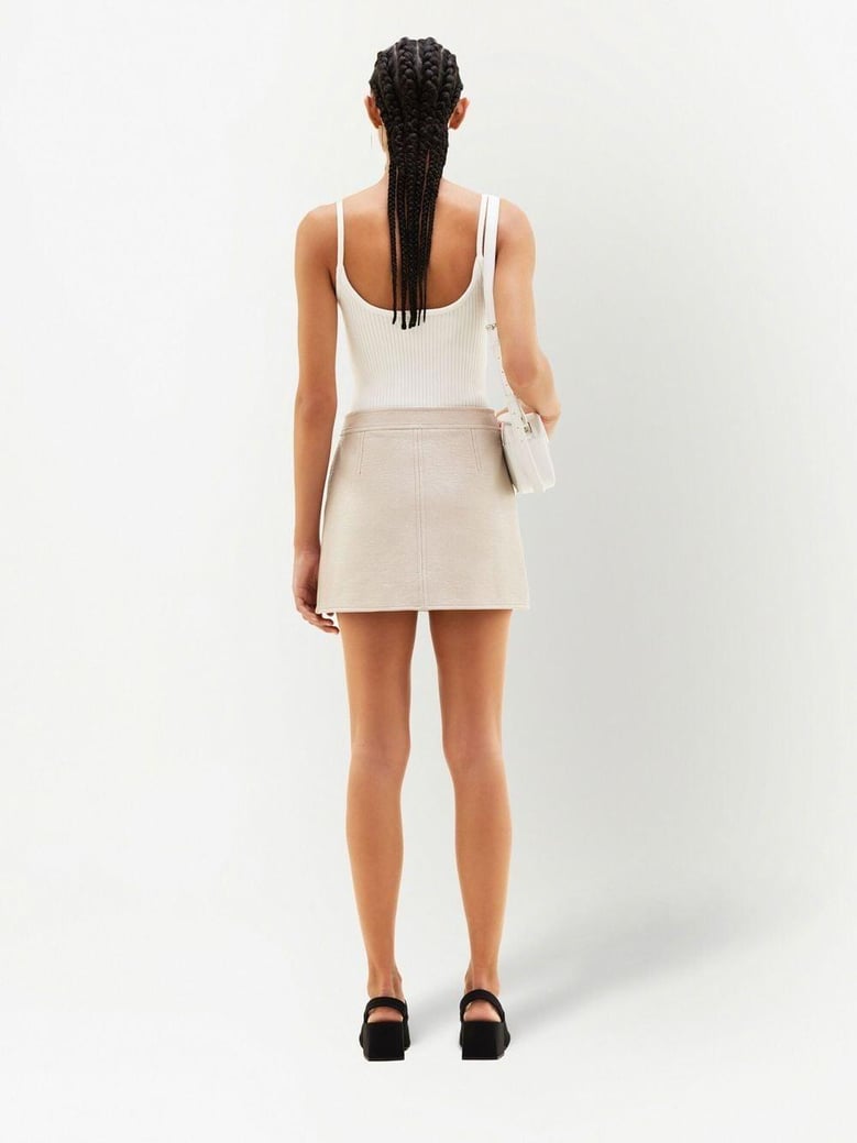 reedition ribbed knitted tank top by Selfnex