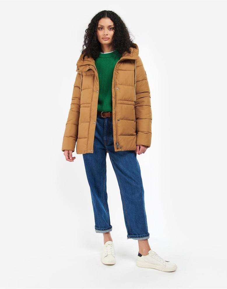 littlebury hooded baffle quilted jacket by Selfnex
