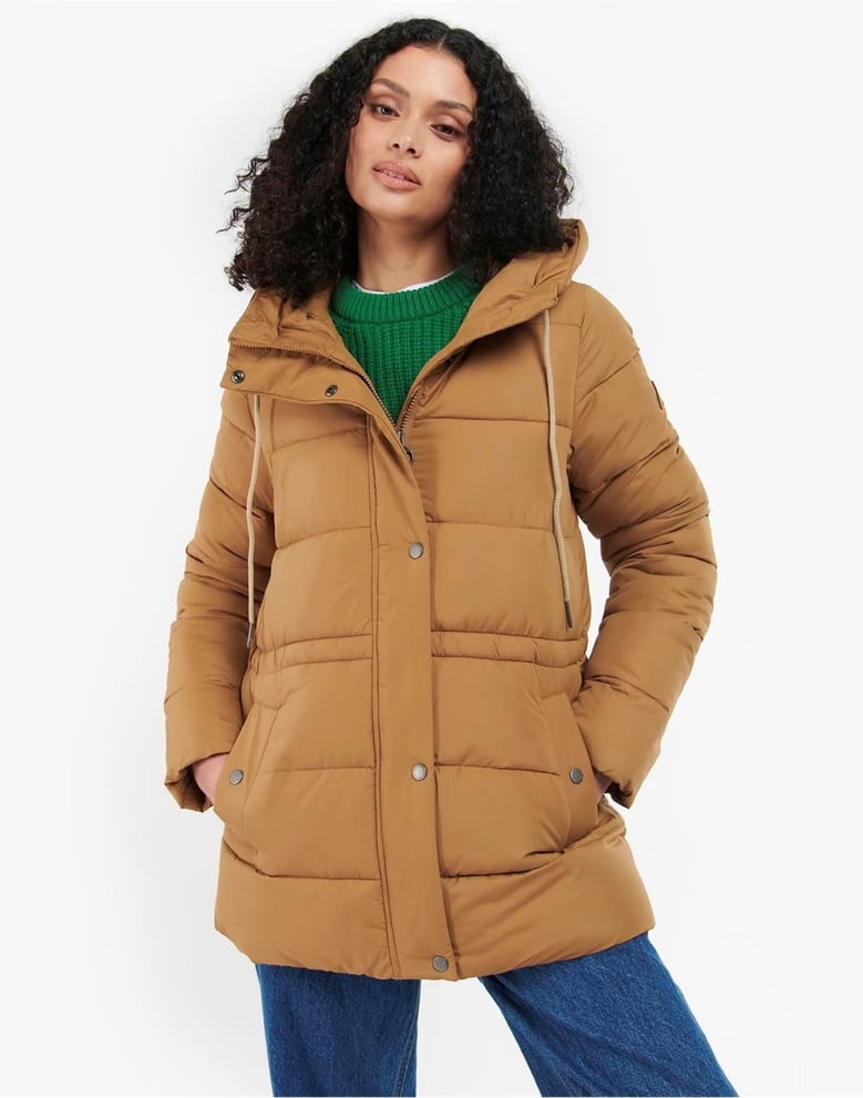 littlebury hooded baffle quilted jacket by Selfnex
