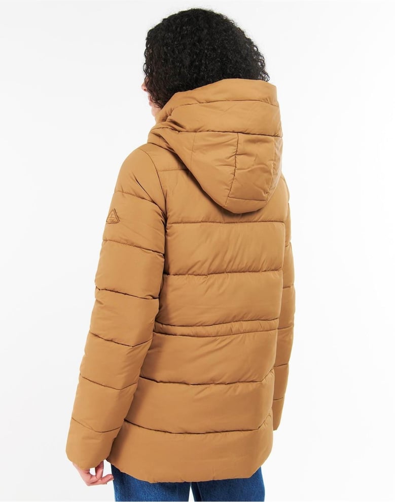 littlebury hooded baffle quilted jacket by Selfnex
