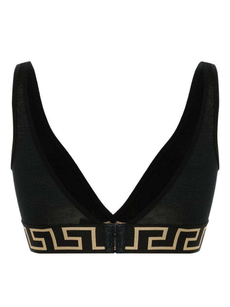 greca border triangle bralette by Selfnex