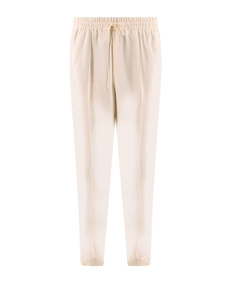 drawstring tapered trousers by Selfnex