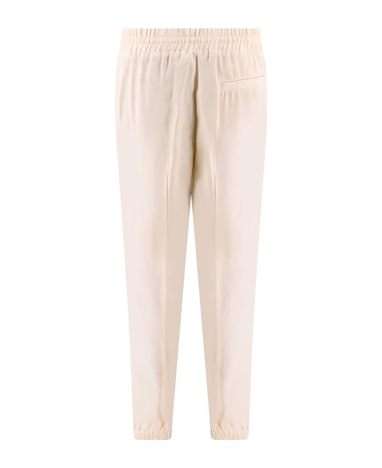 drawstring tapered trousers by Selfnex