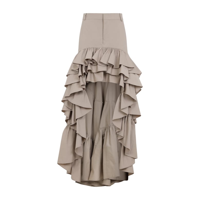 cotton long skirt by Selfnex