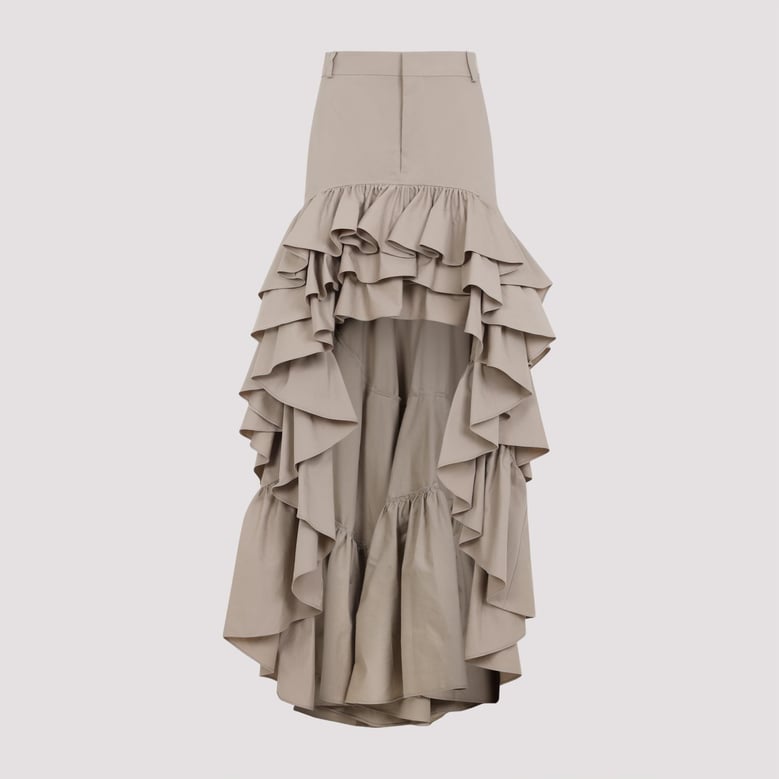 cotton long skirt by Selfnex