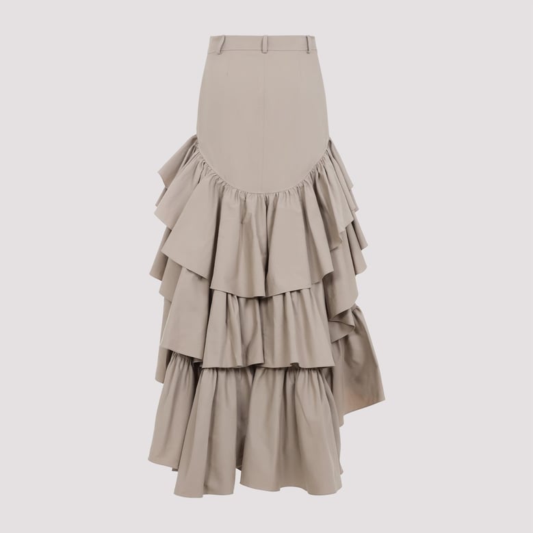 cotton long skirt by Selfnex