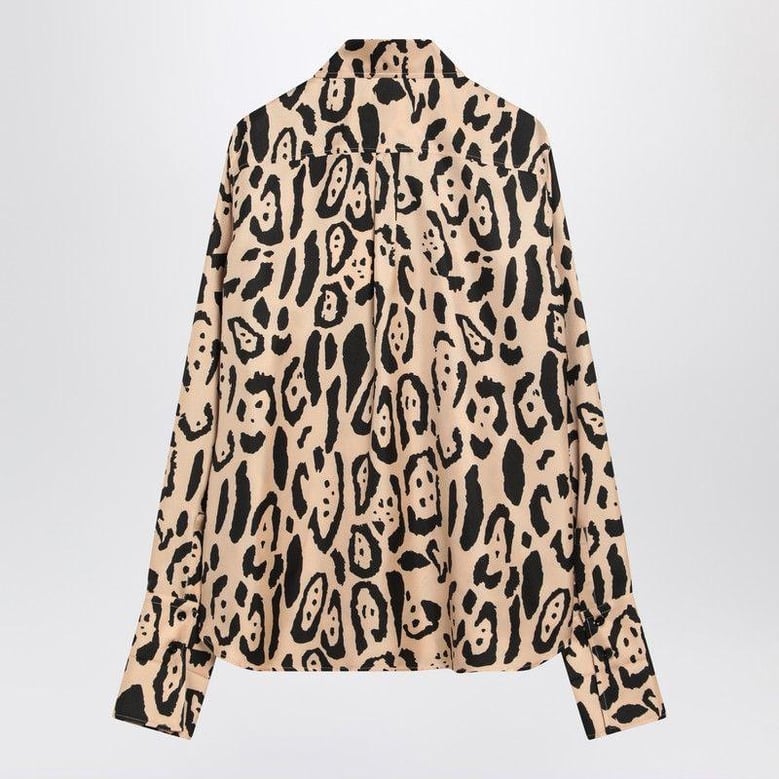 silk animal print shirt by Selfnex