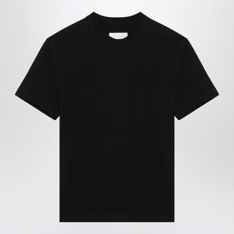 black cotton t-shirt by Selfnex