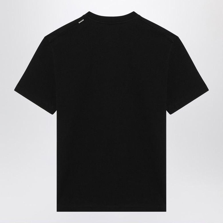 black cotton t-shirt by Selfnex
