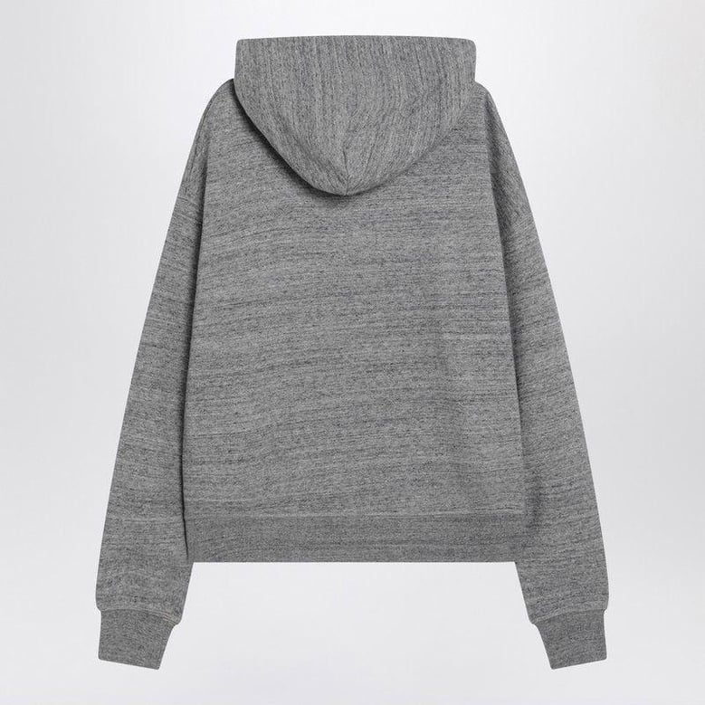 grey cotton sweatshirt with logo by Selfnex