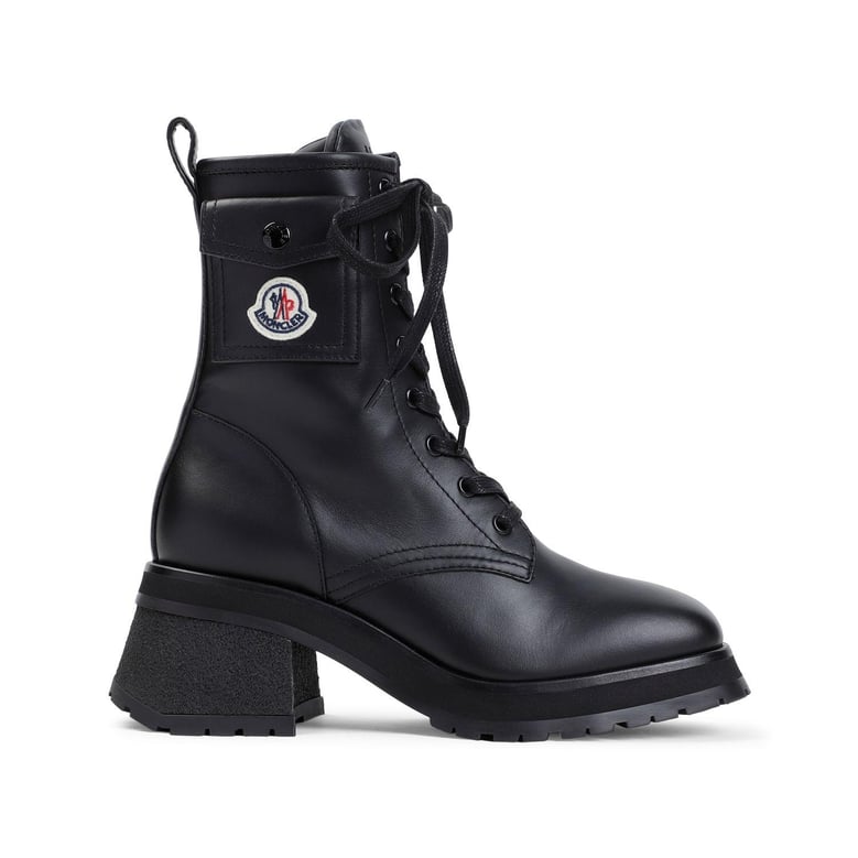 gigi lace-up leather ankle boots by Selfnex