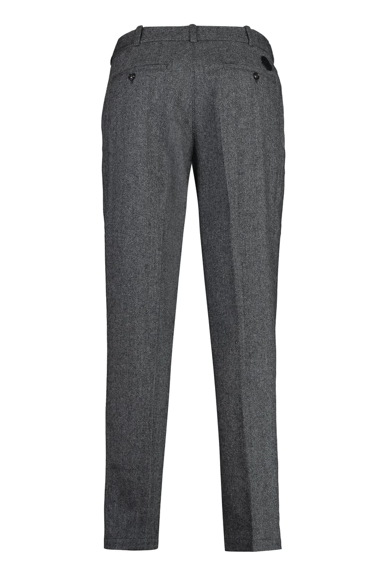 wool blend trousers by Selfnex