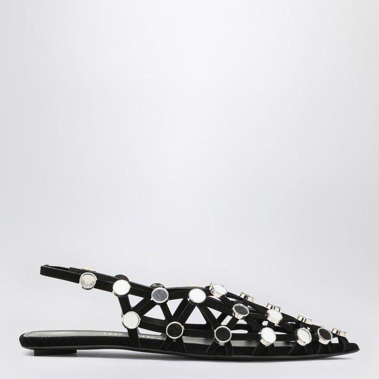 black grid ballerina by Selfnex