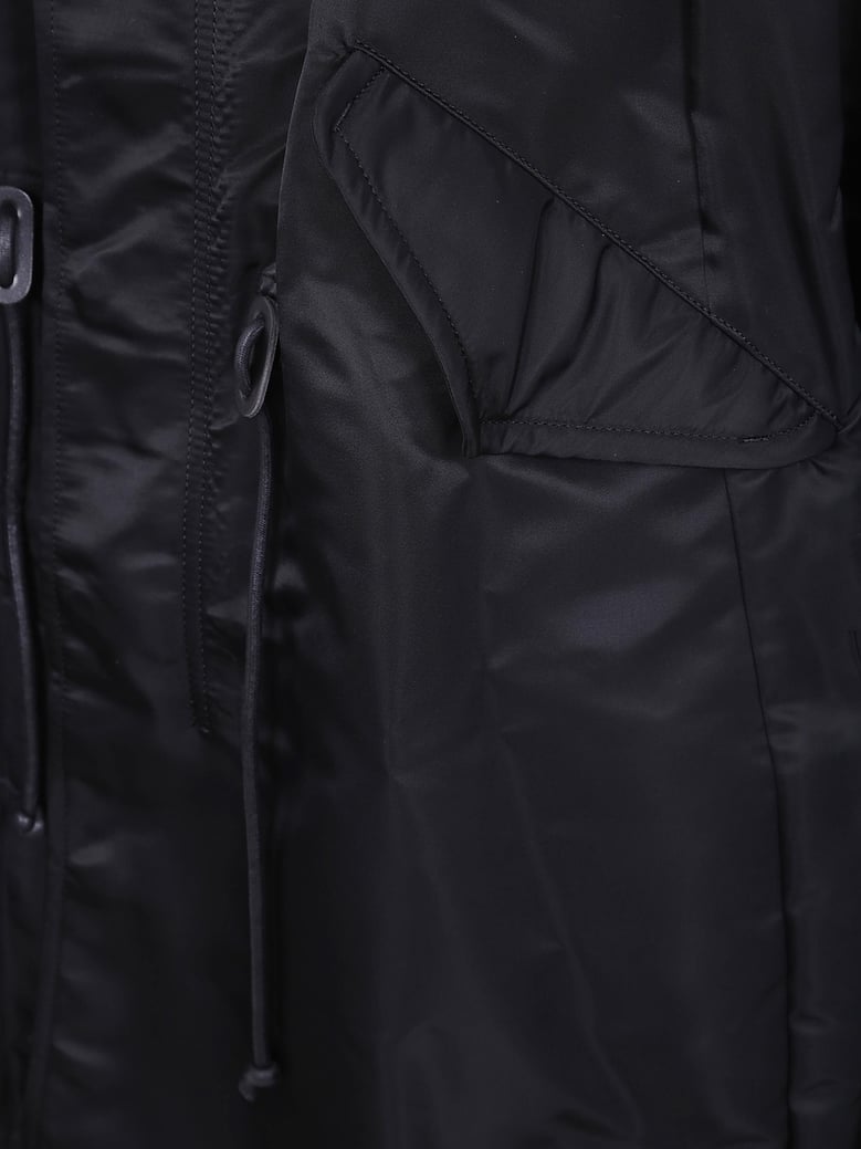 nylon twill hoodie vest by Selfnex