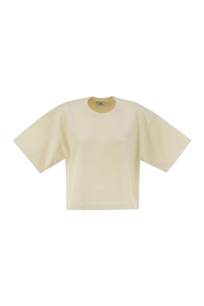 boxy t-shirt with logo by Selfnex