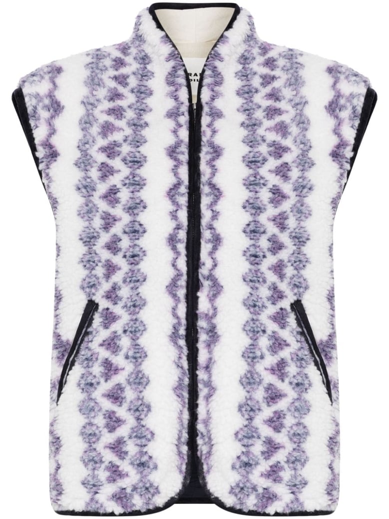printed reversible vest by Selfnex
