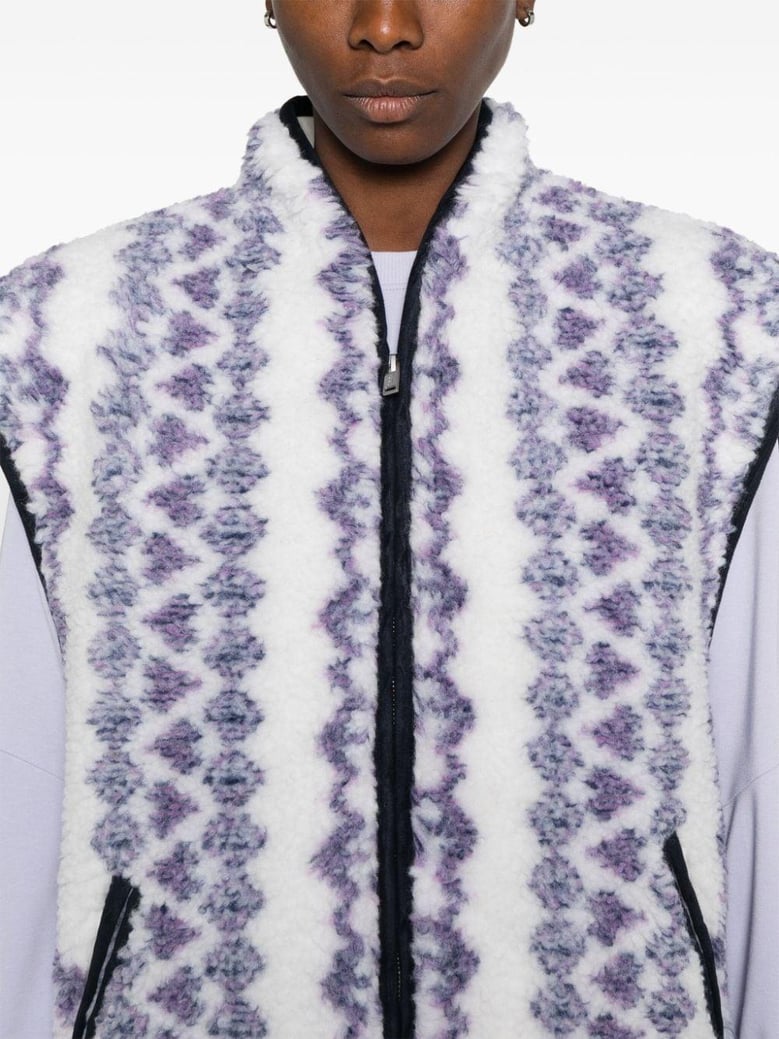 printed reversible vest by Selfnex
