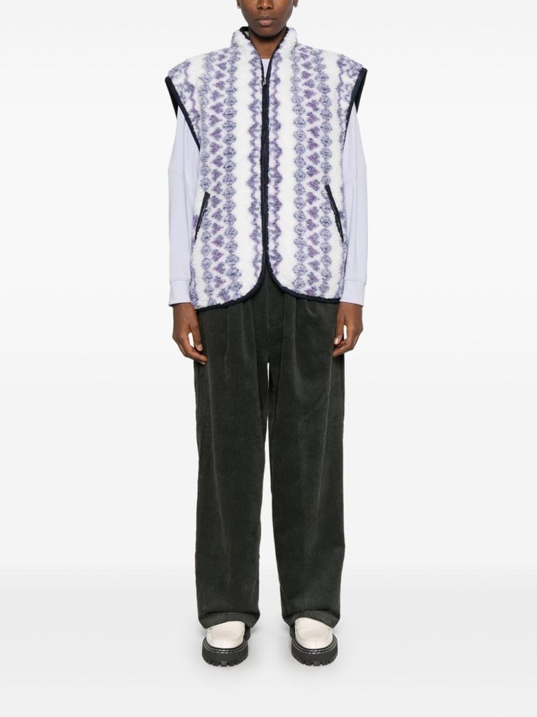 printed reversible vest by Selfnex