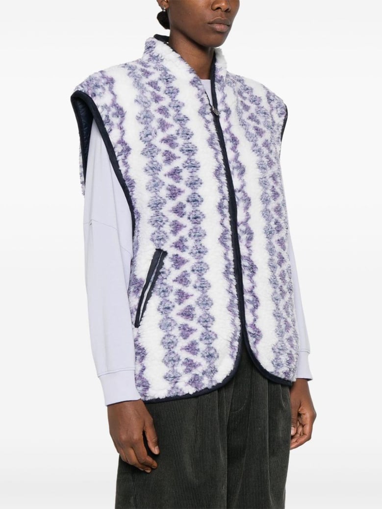 printed reversible vest by Selfnex