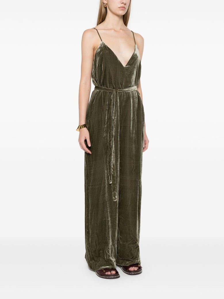 velvet jumpsuit by Selfnex
