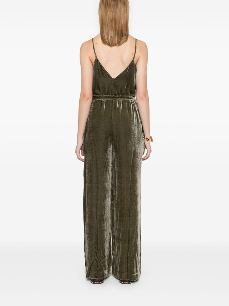 velvet jumpsuit by Selfnex
