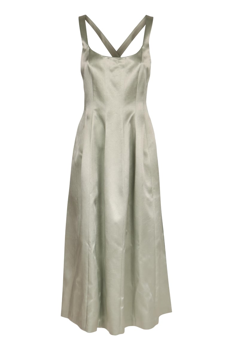 cross back dress by Selfnex