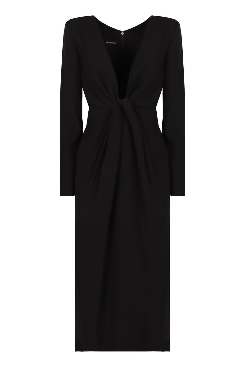 v-neck dress by Selfnex