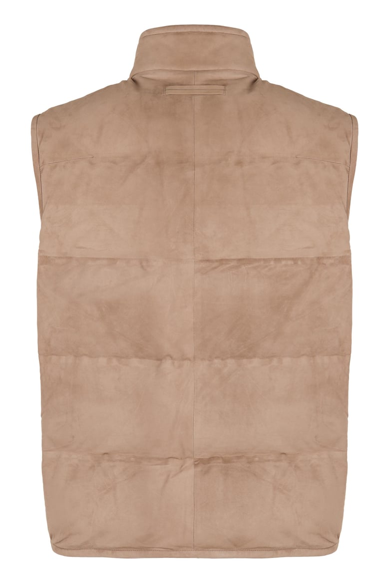 full zip down vest by Selfnex