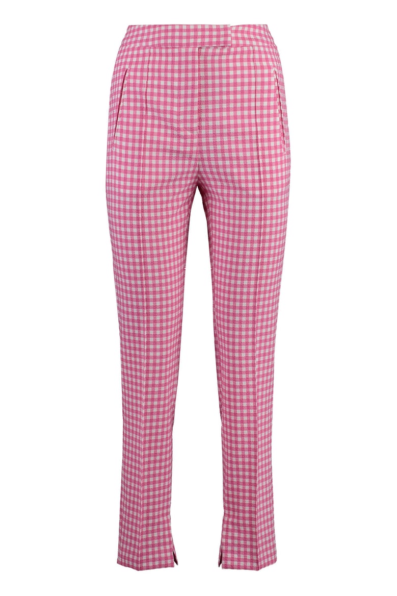 frida cotton blend trousers by Selfnex