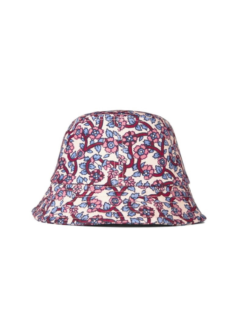 haley floral print logo bucket hat by Selfnex