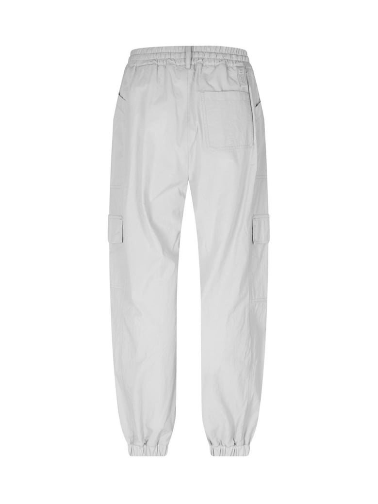 cotton logo cargo trousers by Selfnex