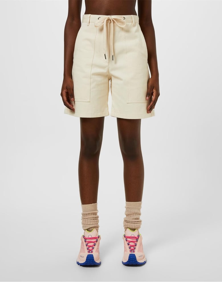 drawstring-waist knee-length shorts by Selfnex