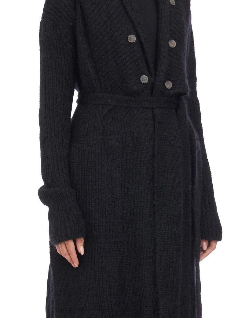 cappotto in maglia con cappuccio by Selfnex