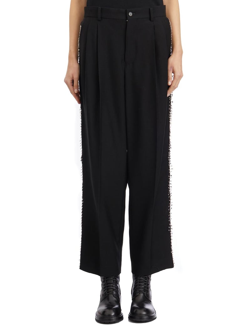 wool trousers with pins by Selfnex