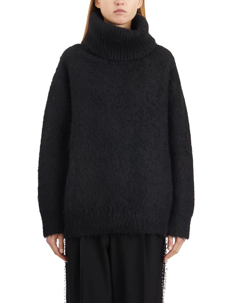 wool turtleneck sweater by Selfnex