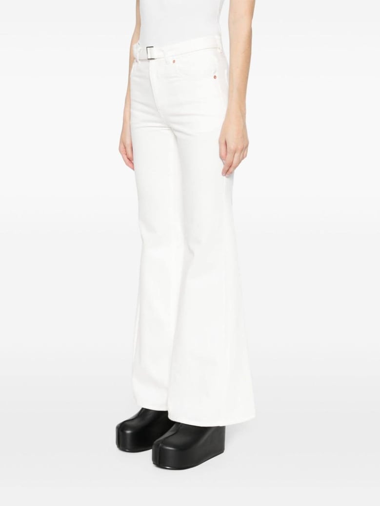 denim flared jeans by Selfnex